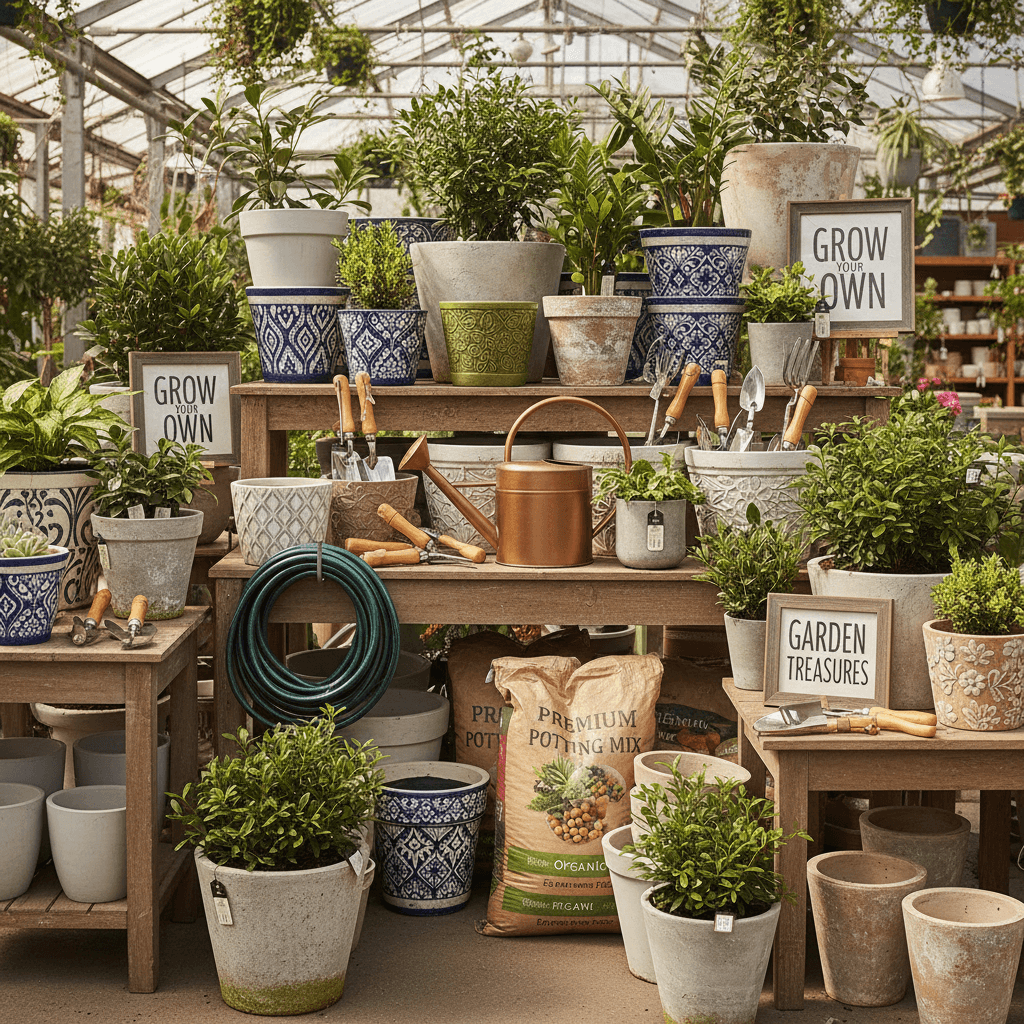 Macetas y accesorios