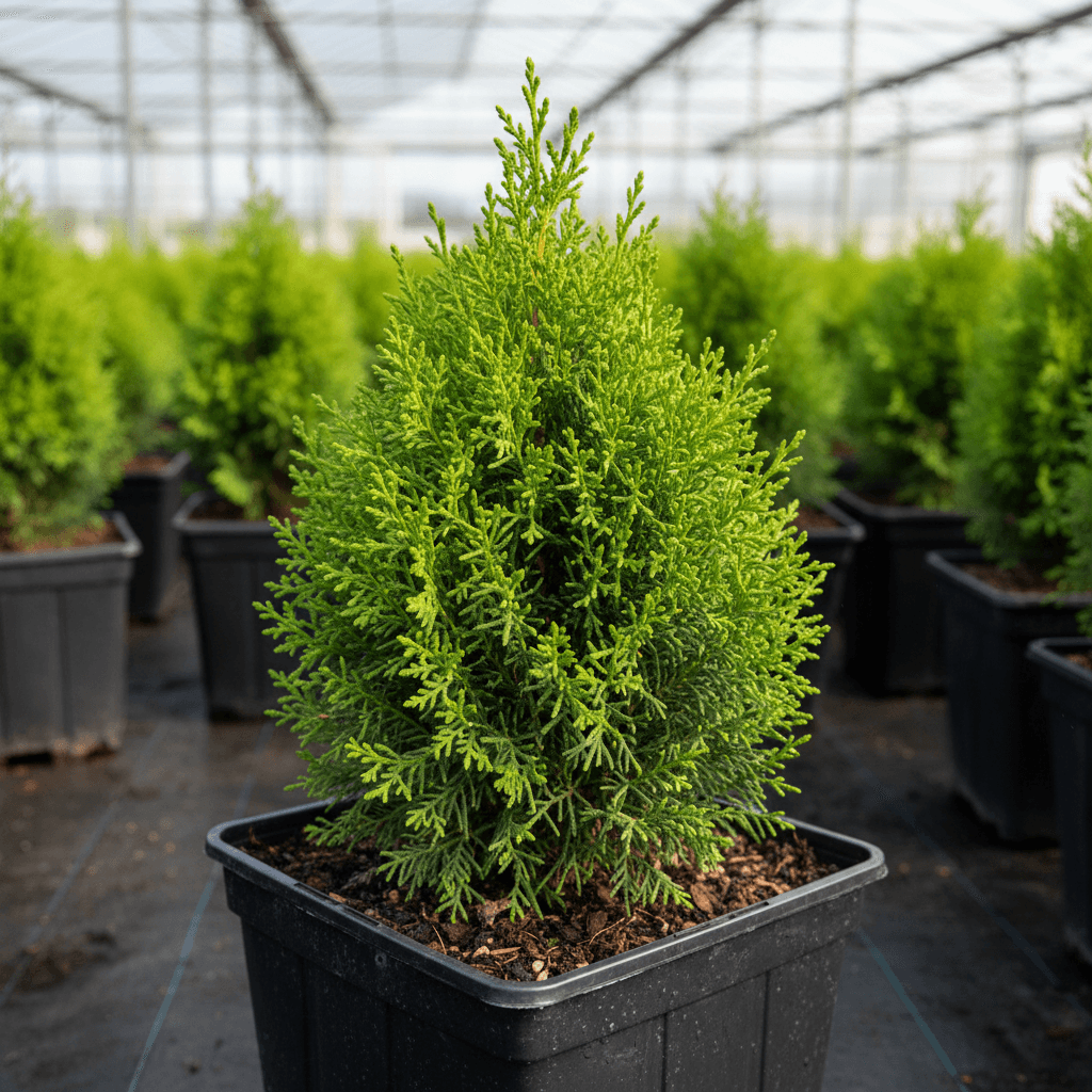 Plantas saludables en luz natural