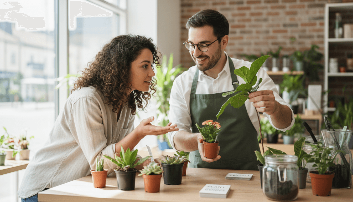 Asesoramiento y recomendaciones de plantas